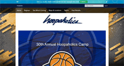 Desktop Screenshot of hoopaholicscamp.net